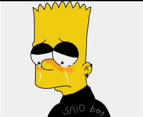 emo bart simpson